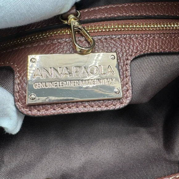 Anna Paola Riva Italian Leather Satchel - Picture 10 of 10
